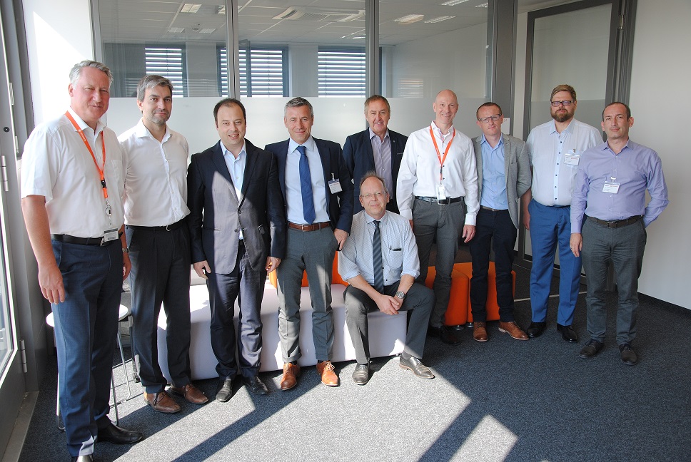 The FEGIME Lighting Committee with their Ledvance hosts in Garching